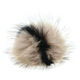 Lana Grossa Pompon en fourrure Finnraccoon | 703-beige/noir
