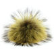 Lana Grossa Pompon en fourrure Finnraccoon | 133-moutarde
