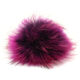 Lana Grossa Pompon en fourrure Finnraccoon | 141-pourpre/rose vif