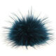 Lana Grossa Pompon en fourrure Finnraccoon | 155-bleu royal