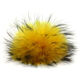 Lana Grossa Pompon en fourrure Finnraccoon | 125-citron