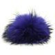 Lana Grossa Pompon en fourrure Finnraccoon | 126-cobalt
