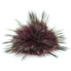 Lana Grossa Pompon en fourrure Finnraccoon | 501-aubergine/gris