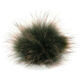 Lana Grossa Pompon en fourrure Finnraccoon | 504-gris/rose délicat