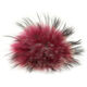 Lana Grossa Pompon en fourrure Finnraccoon | 505-vieux rose/rose délicat