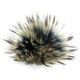 Lana Grossa Pompon en fourrure Finnraccoon | 506-bleu acier/bleu glace