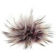 Lana Grossa Pompon en fourrure Finnraccoon | 510-aubergine/galet