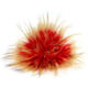 Lana Grossa Pompon en fourrure Finnraccoon | 511-rouge/olive