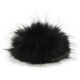 Lana Grossa Pompon en fourrure Finnraccoon | 127-noir