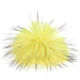 Lana Grossa Pompon en fourrure Finnraccoon | 608-jaune citron