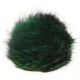 Lana Grossa Pompon en fourrure Renard Bicolor | 307-vert/noir