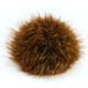 Lana Grossa Pompon en fourrure Renard | 03-beige