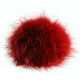 Lana Grossa Pompon en fourrure Renard | 07-rouge