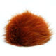 Lana Grossa Pompon en fourrure Renard | 09-orange