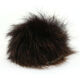 Lana Grossa Pompon en fourrure Renard | 10-brun