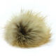 Lana Grossa Pompon en fourrure Renard | 14-blanc