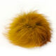 Lana Grossa Pompon en fourrure Renard | 15-moutarde
