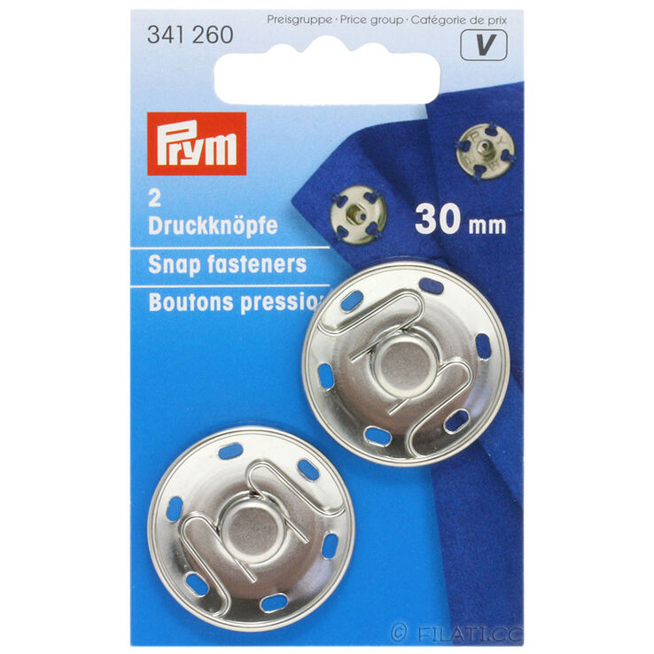 Lana Grossa PRYM 341260/30mm | 260-argent