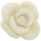 Lana Grossa Rose feutre 12333/40mm | 02-blanc