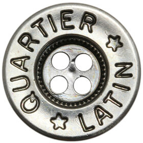 Lana Grossa Bouton métal 4 trous 20mm