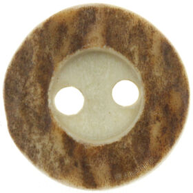 Lana Grossa Bouton corne de cerf 2 trous 25mm