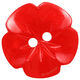 Union Knopf Bouton petite fleur 2 trous 15mm | 48-rouge