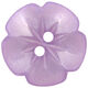 Union Knopf Bouton petite fleur 2 trous 15mm | 60-lilas