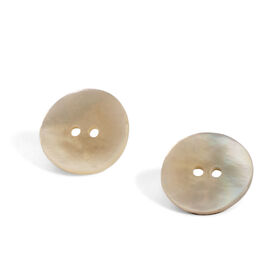 Lana Grossa Bouton nacre 2 trous 18mm