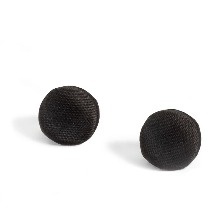 Lana Grossa Bouton en satin avec œillet 18mm | 80-noir