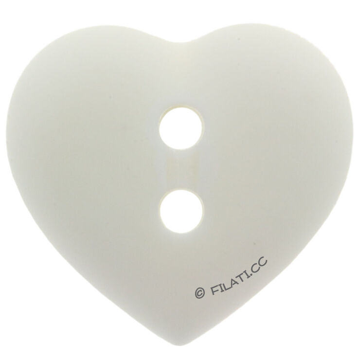 Union Knopf Bouton, 2 trous, 15mm | 12-blanc