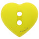 Union Knopf Bouton, 2 trous, 15mm | 38-jaune
