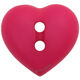 Union Knopf Bouton, 2 trous, 15mm | 521-rose vif