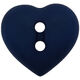 Union Knopf Bouton, 2 trous, 15mm | 681-bleu foncé