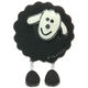 Union Knopf Bouton avec oeillet 18mm | 080-noir
