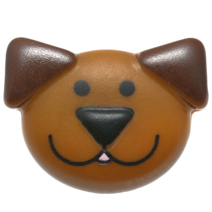 Union Knopf Bouton avec oeillet 20mm | 20-brun