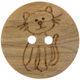 Union Knopf Bouton pour enfants 15mm | 901-Motif de chat