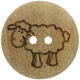 Union Knopf Bouton pour enfants 15mm | 903-Motif de mouton