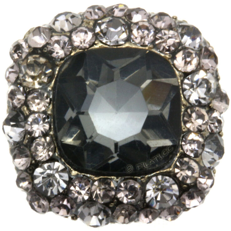 Union Knopf Bouton avec oeillet 20mm | 78-gris