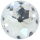 Union Knopf Pierre décorative 451701/13mm | 10-transparent