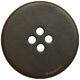 Union Knopf Bouton 4 trous 20mm | 20-brun foncé