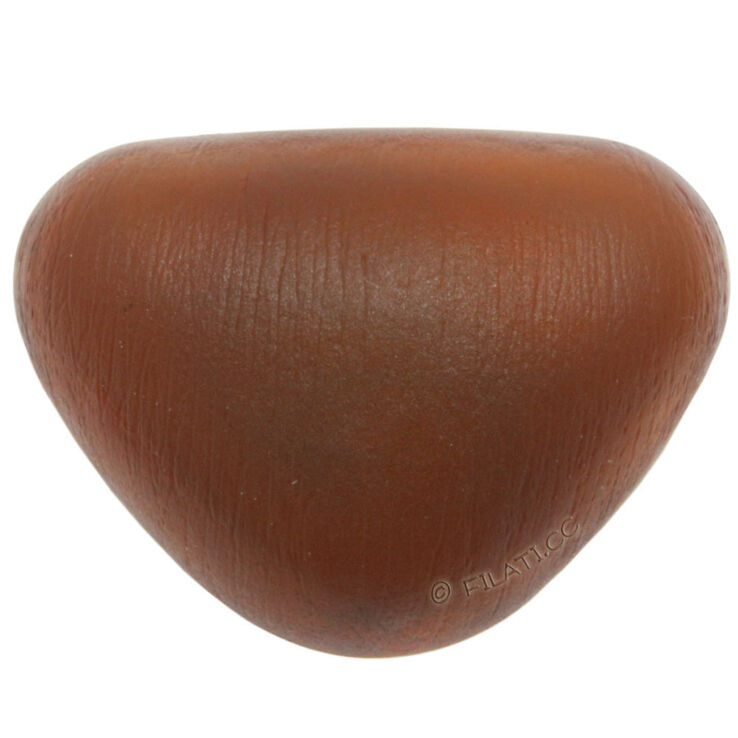 Union Knopf Nez animal 22mm | 20-brun