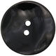 Union Knopf Bouton nacre 2 trous 23mm | 80-noir