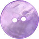 Union Knopf Bouton, nacre, 2 trous, 18mm | 60-pourpre