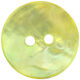 Union Knopf Bouton, nacre, 2 trous, 18mm | 24-vert clair