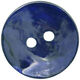 Union Knopf Bouton nacre 2 trous 28mm | 66-bleu azur