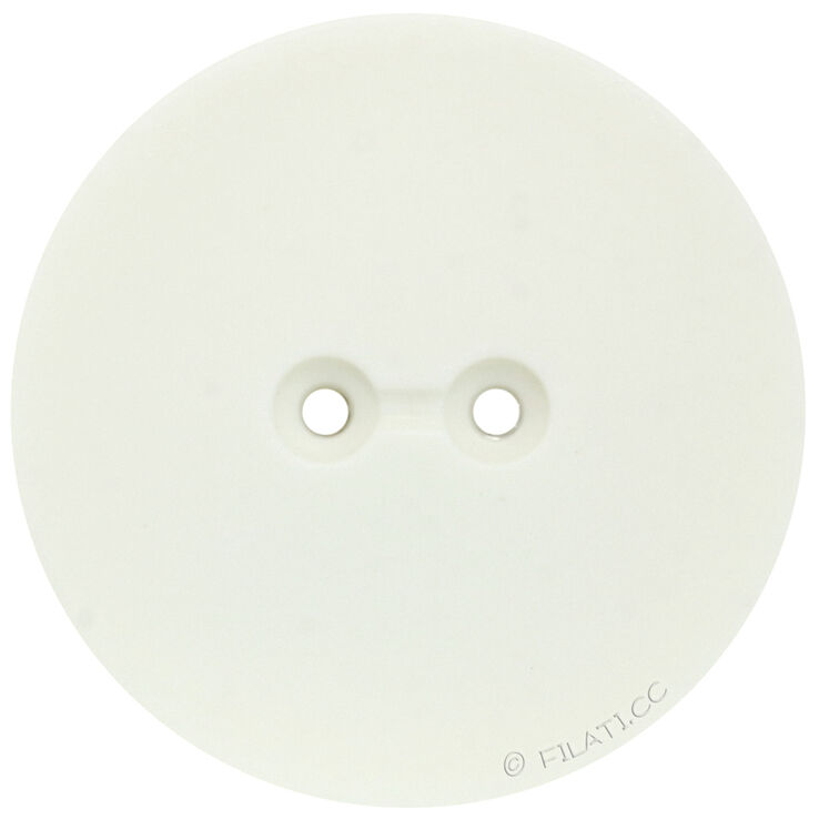 Union Knopf Bouton 2 trous 28mm | 12-blanc