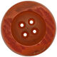 Union Knopf Bouton 4 trous 38mm | 44-brun rouge