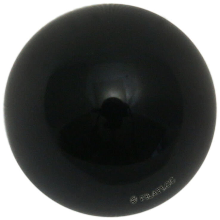 Union Knopf Oeil animal 8mm | 80-noir