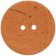 Union Knopf Bouton 2 trous, noix de coco, 23mm | 422-orange