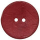 Union Knopf Bouton 2 trous, noix de coco, 23mm | 54-rouge foncé